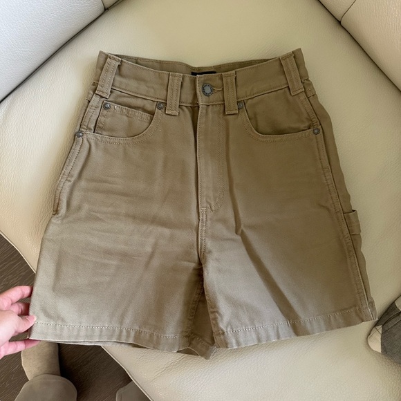 Women's Tan Shorts - Picture 3 of 6